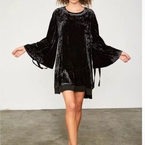 WE ARE HAH PHAHT BLACK CITY DRESS NWT SZ XS